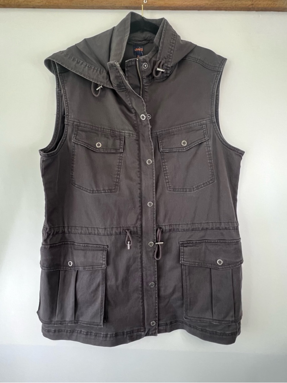 Jag NWT Sleeveless Hooded Utility Vest -  XL Outdoor Gorpcore Hiking camping
